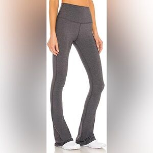 Splits59 Women's Raquel High-Waist Supplex Flare Leggings Gray Small 32” inseam